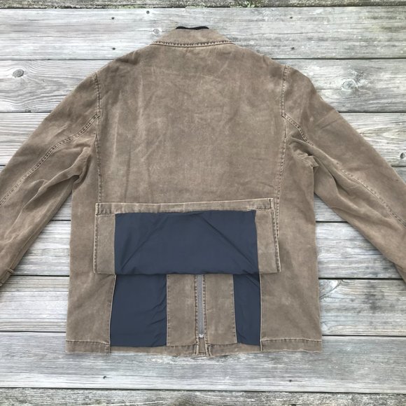 Aigner Men Jacket Brown Style in Italy Front Zippe - Picture 8 of 13